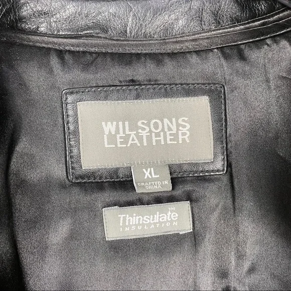 Wilsons Thinsulate insulated leather jacket XL - Picture 14 of 15